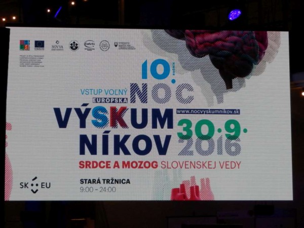 Ekonomická univerzita v Bratislave na Európskej noci výskumníkov 2016