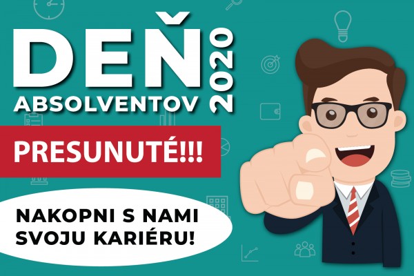 PRESUNUTÉ: Hľadáš si stáž, brigádu alebo prácu? Deň absolventov 2020 je tu!
