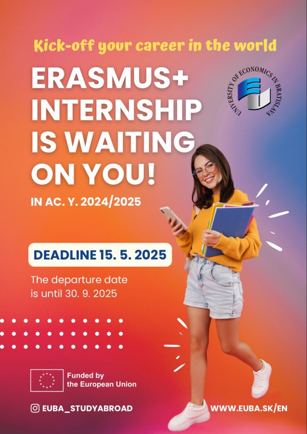 Do not hesitate and take advantage of the unique opportunity to participate in an Erasmus+ practical internship. Gain work experience and improve your language skills.