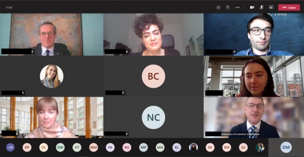 Central Europe Connect programme in its 4th edition virtually linked students of economic universities from three countries