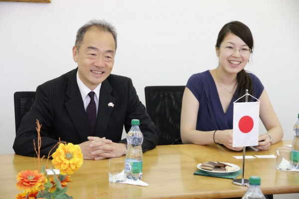 Návšteva nového veľvyslanca Japonska