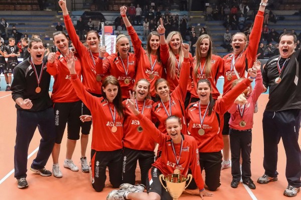 Volejbalistky Slávia EU Bratislava sa stali víťazom Slovenského pohára