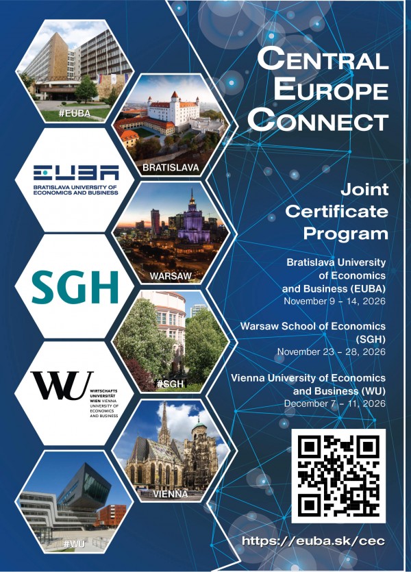 Central Europe Connect – zimný semester 2026/2027