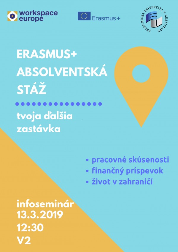 Erasmus+ absolventská stáž - infoseminár