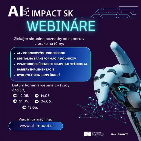 AI-ImpactSK: Výskumný projekt zameraný na využívanie umelej inteligencie v podnikovej praxi na Slovensku